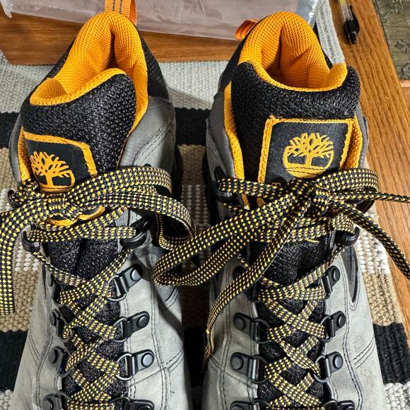 Timberland Mt. Maddsen Mid Waterproof Hiking Boot Men 12 Gray Lace Up Gorpcore - Picture 7 of 10